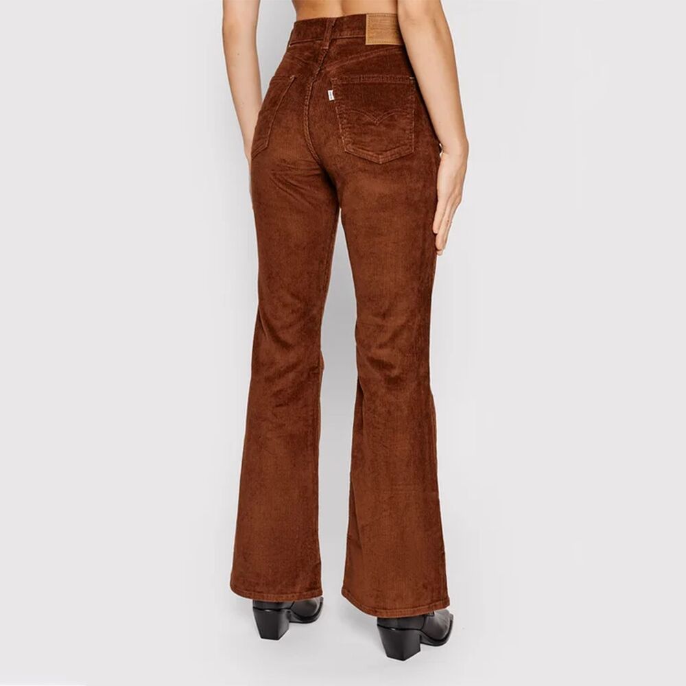 Levis 70s High Flare Corduroy Pants Womens 25 Brown Boho Western High Waisted